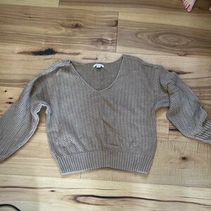 American Eagle Women's Tan Sweater